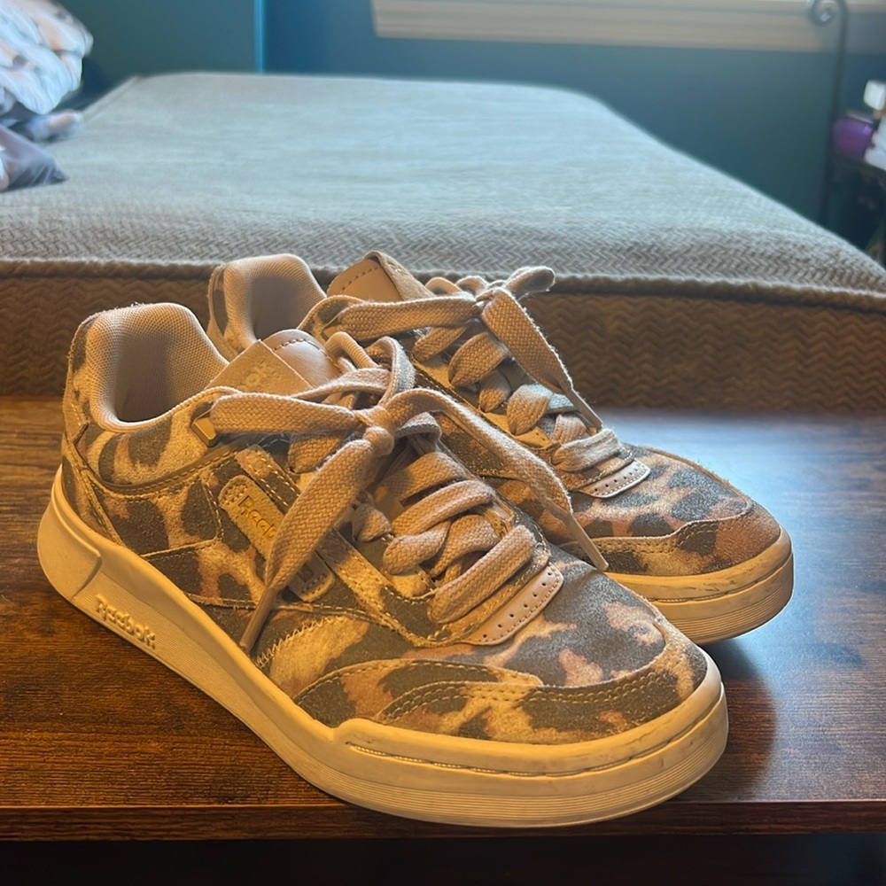 REBOK CLUB C 85 LEOPARD PRINT